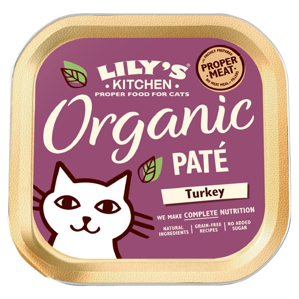 Lily's Kitchen Organic Turkey Dinner for Cats - 19 x 85g