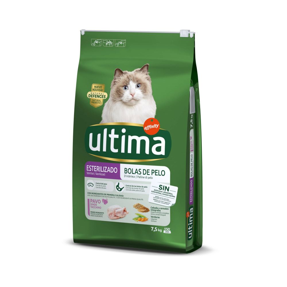 Ultima Sterilised Hairball - Turkey & Barley - 3kg