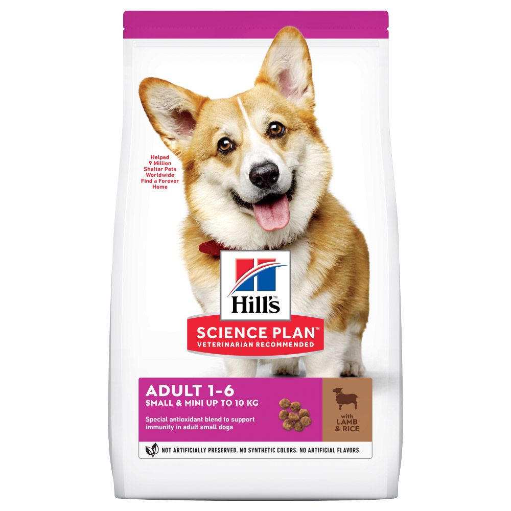 Hill's Science Plan Adult 1-6 Small & Mini with Lamb & Rice - Economy Pack: 2 x 6kg