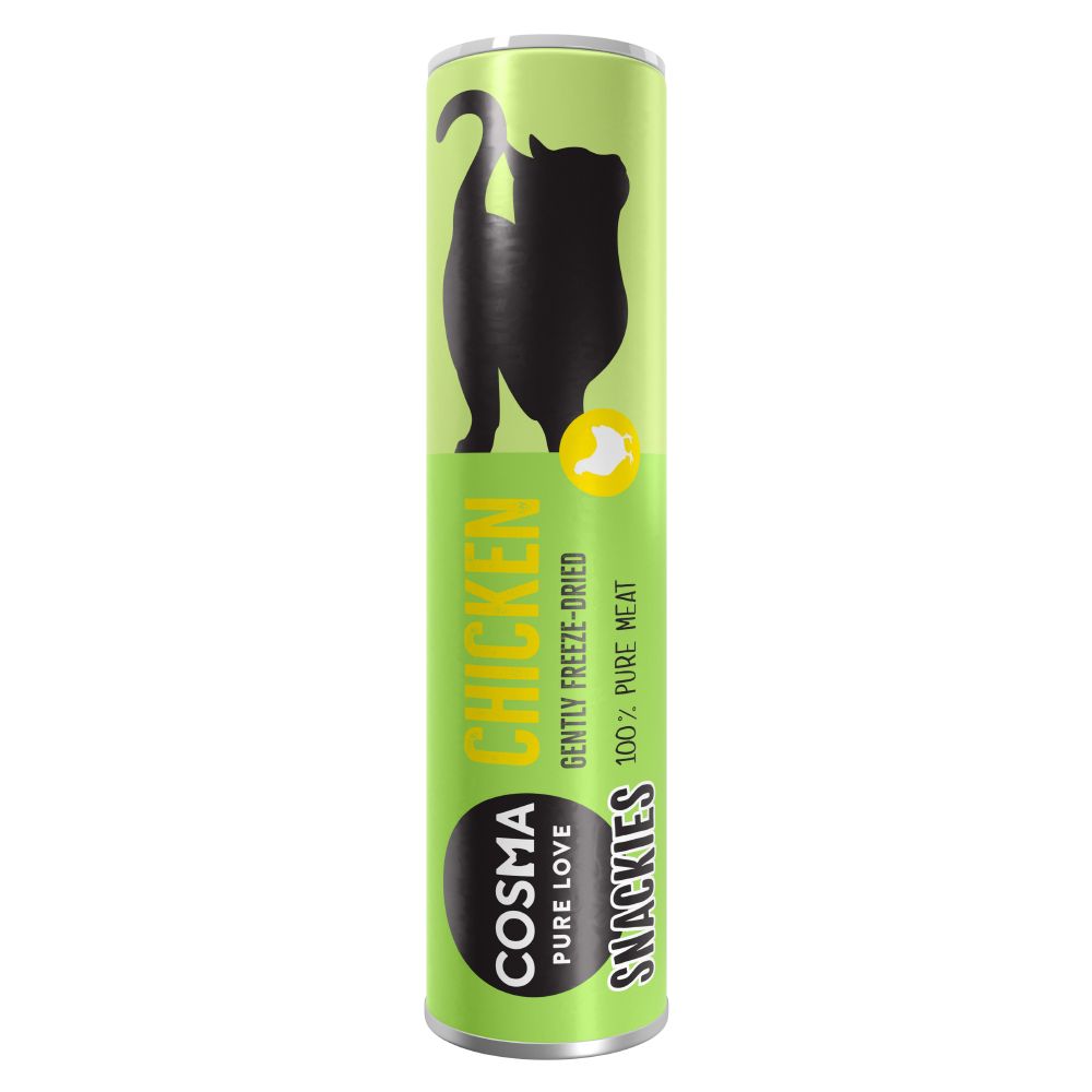 Cosma Snackies Cat Treats - Buy One, Get One Free!* - Winter Edition: Chicken & Rabbit (2 x 26g)