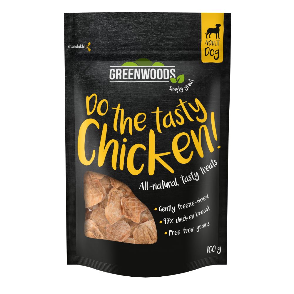 5 x 100g Greenwoods Nuggets Dog Treats - 4 + 1 Free!* - Chicken (5 x 100g)