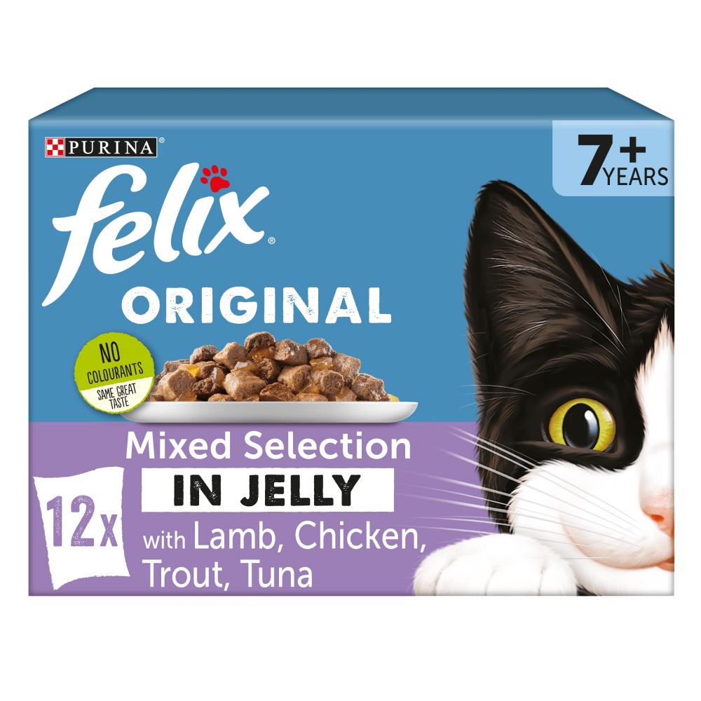 Felix Senior Pouches - Mixed Selection 2 (12 x 100g)