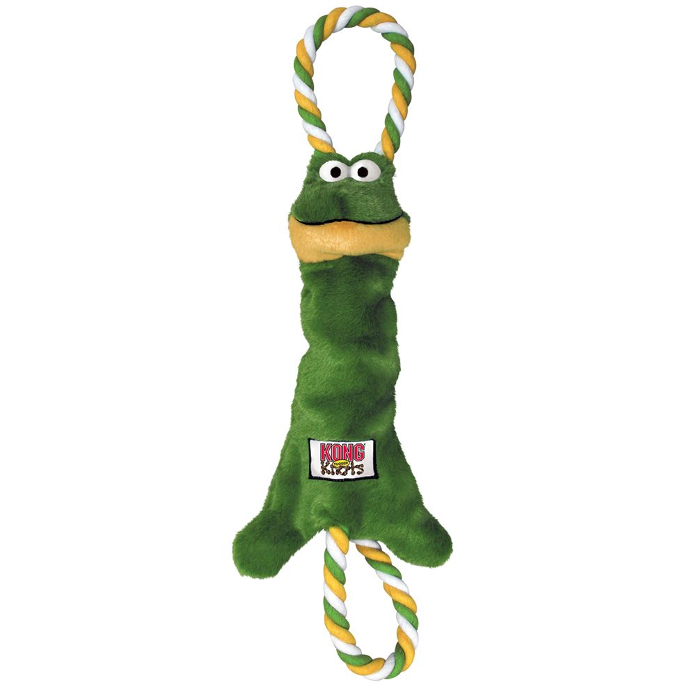 KONG Tugger Knots Frog - Small/Medium