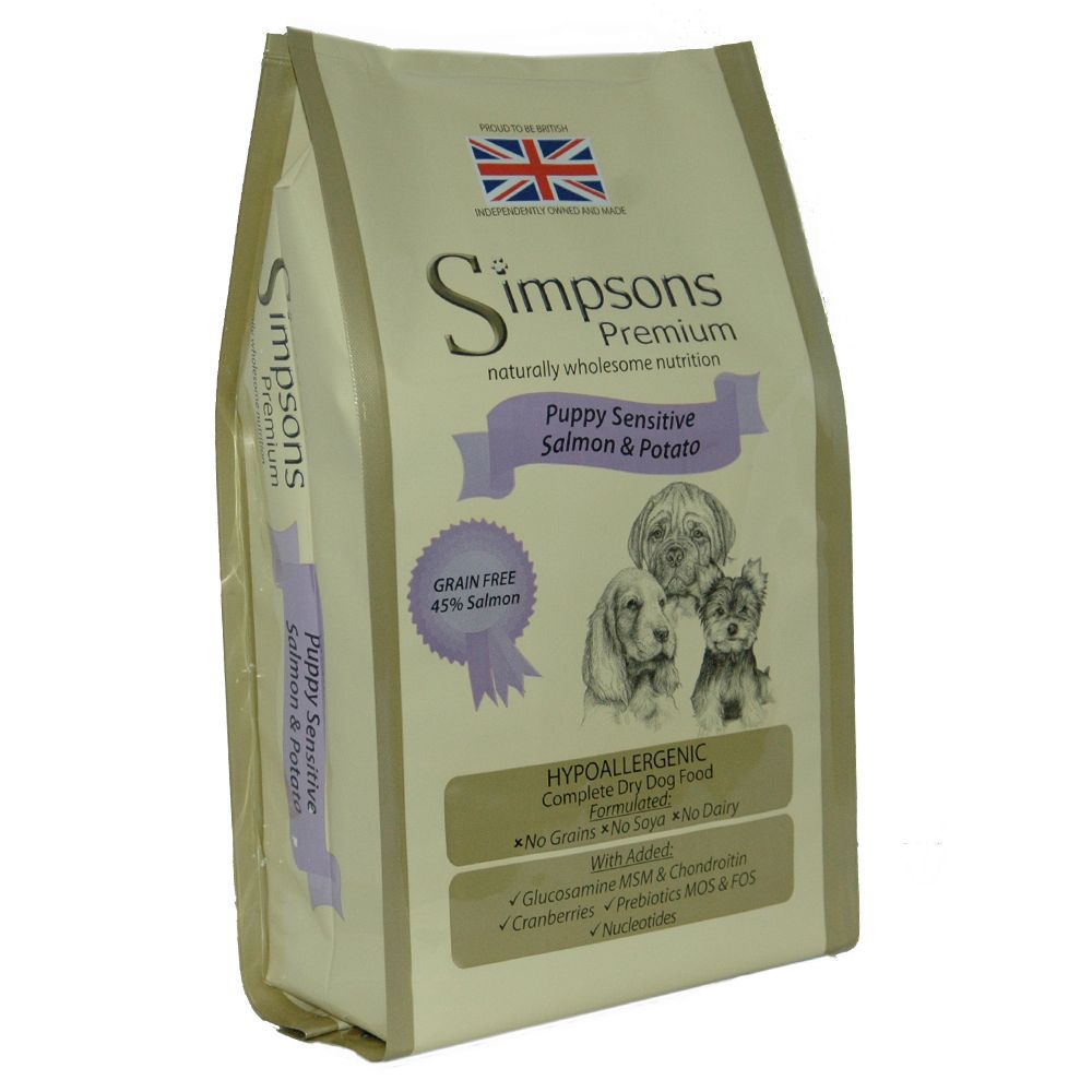 Simpsons Premium Sensitive Puppy - Salmon & Potato - 12kg