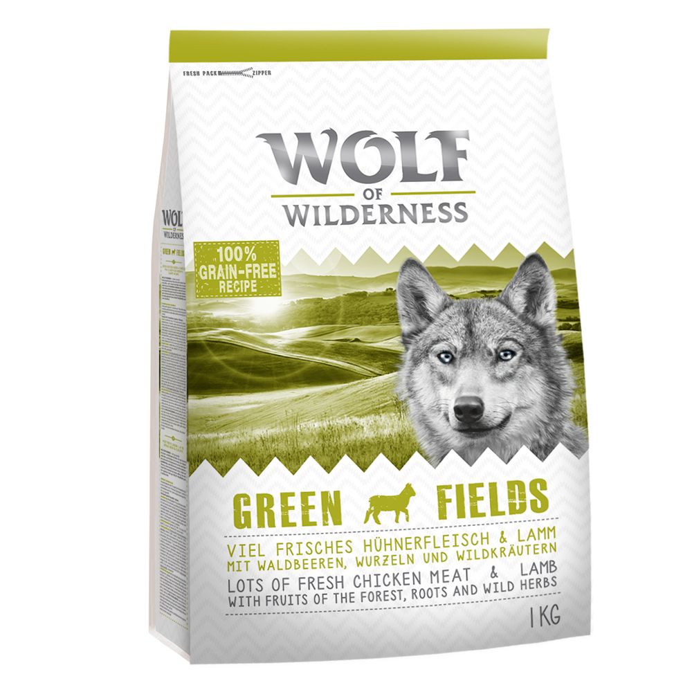 1kg Wolf of Wilderness Dry Dog Food - Special Price!* - Adult "Ruby Midnight" - Beef & Rabbit (1kg)