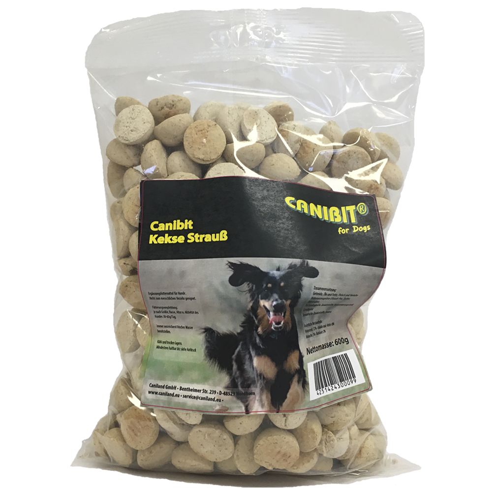 CANIBIT Ostrich Biscuits - 600g