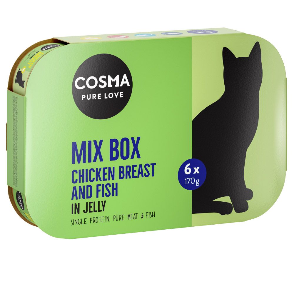 Cosma Original in Jelly Mixed Trial Packs - 6 x 170g Mixed Pack (4 Varieties)