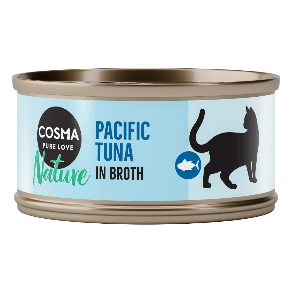 24 x 70g Cosma Nature Wet Cat Food - 20 + 4 Free!* - Chicken Breast with Tuna