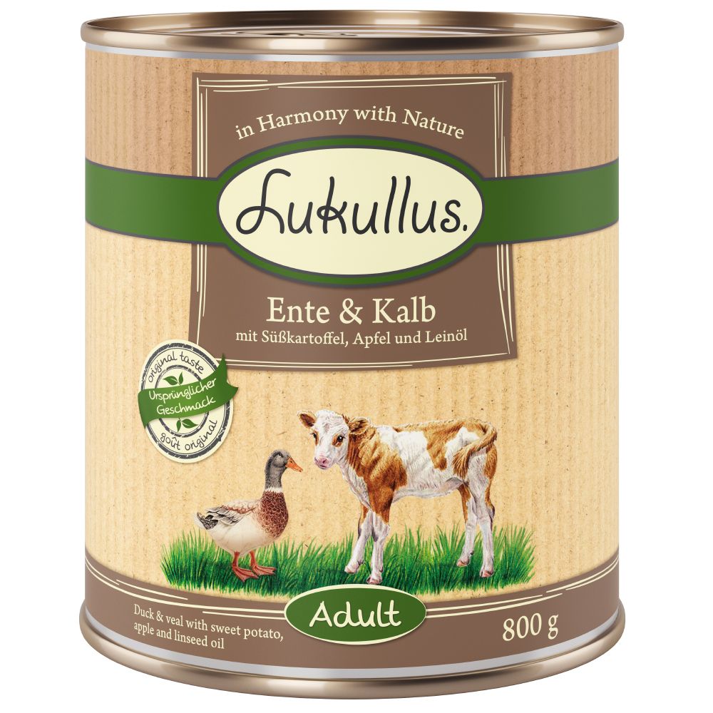 Lukullus Duck & Veal - Grain-Free 6 x 400g
