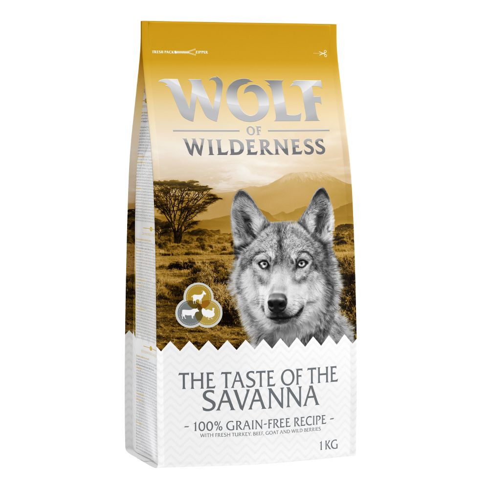 Wolf of Wilderness "The Taste Of The Savanna" - with Beef & Goat - 5kg