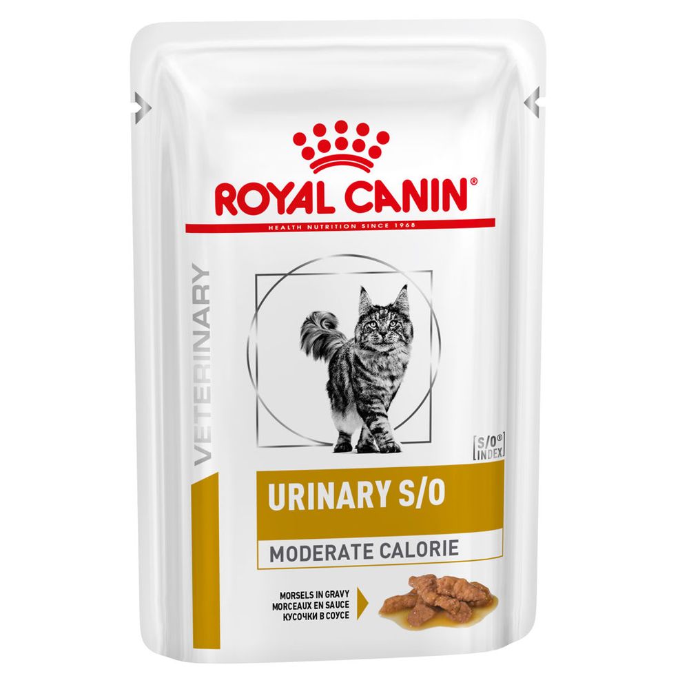 Royal Canin Veterinary Cat - Urinary S/O Moderate Calorie - Saver Pack: 48 x 85g