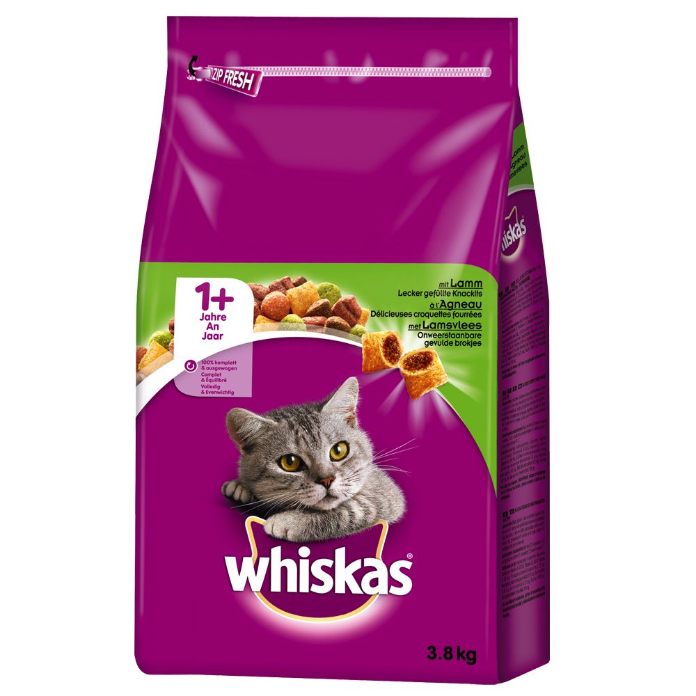 Whiskas 1+ Lamb - Economy Pack: 2 x 4.125kg
