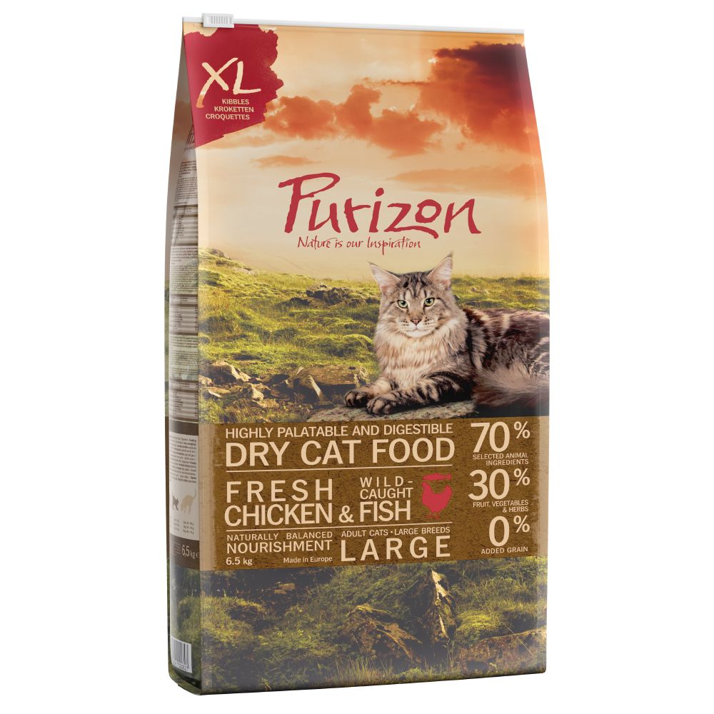 Purizon Large Adult Grain-Free Chicken & Fish - 6.5kg