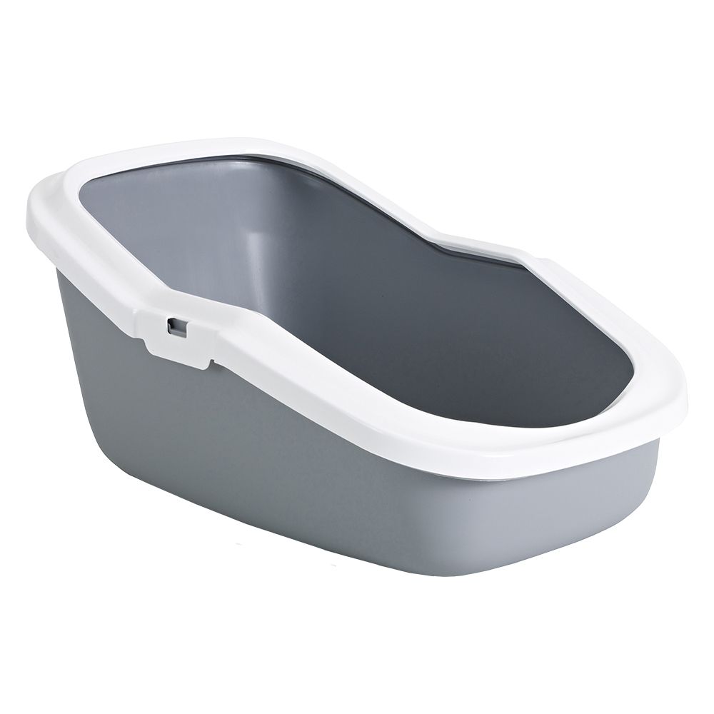 Savic Aseo Cat Litter Tray with High Edge - 56cm - 12 x Bag it Up Maxi litter tray bags