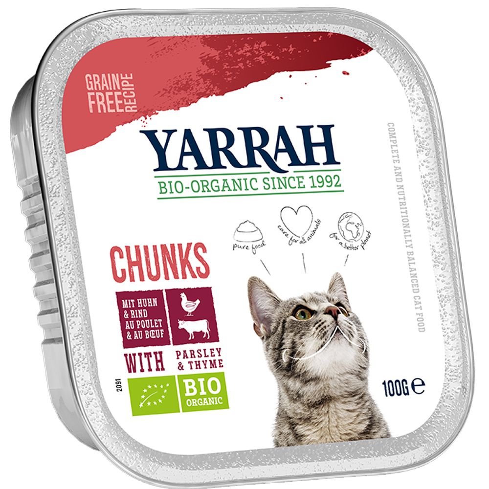 Yarrah Organic Tray - Saver Pack - Pâté: Salmon with Organic Seaweed (12 x 100g)