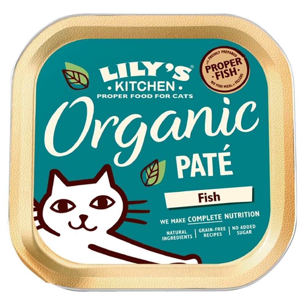 Lily's Kitchen Organic Fish Dinner for Cats - Saver Pack: 38 x 85g