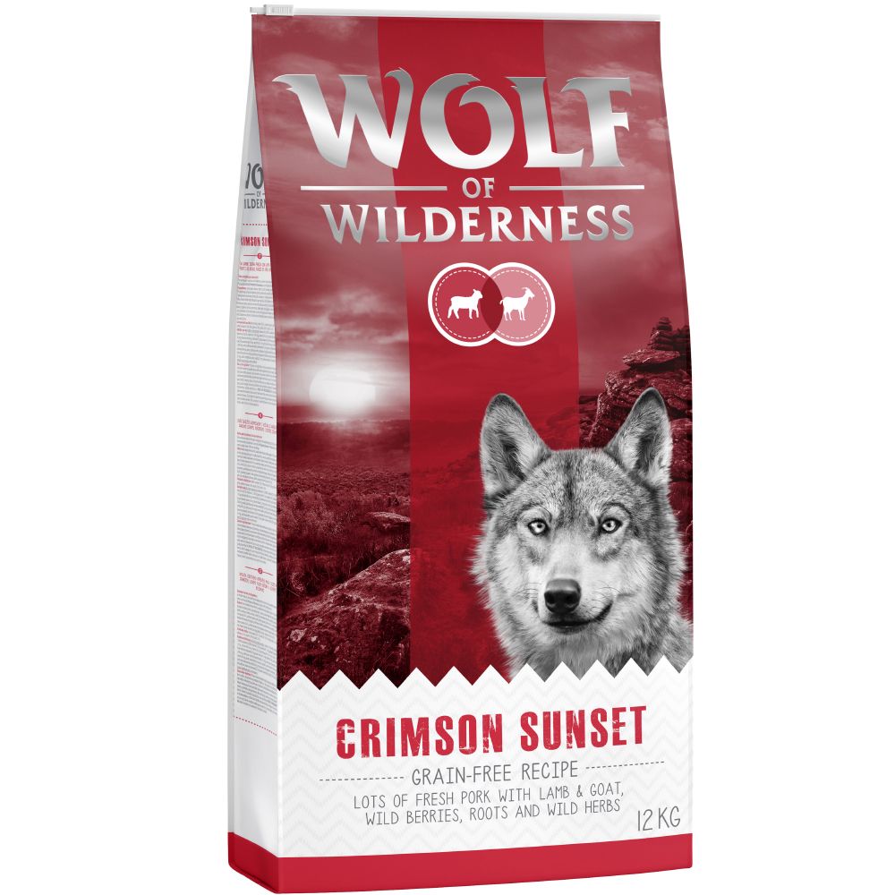 Wolf of Wilderness Adult "Crimson Sunset" - Lamb & Goat - 5kg