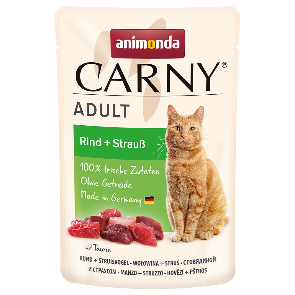 Animonda Carny Pouch Multipack - Multipack 8 x 85g (6 Varieties)