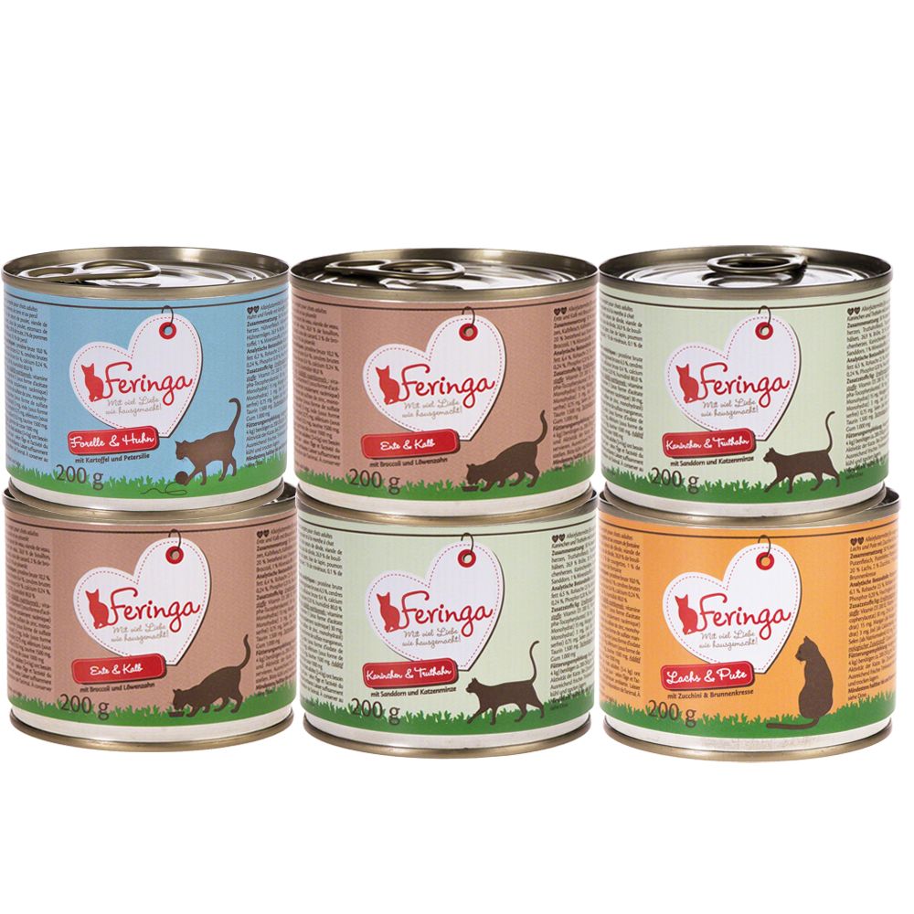 Feringa Classic Meat Menu Saver Pack 18 x 200g - Rabbit & Turkey
