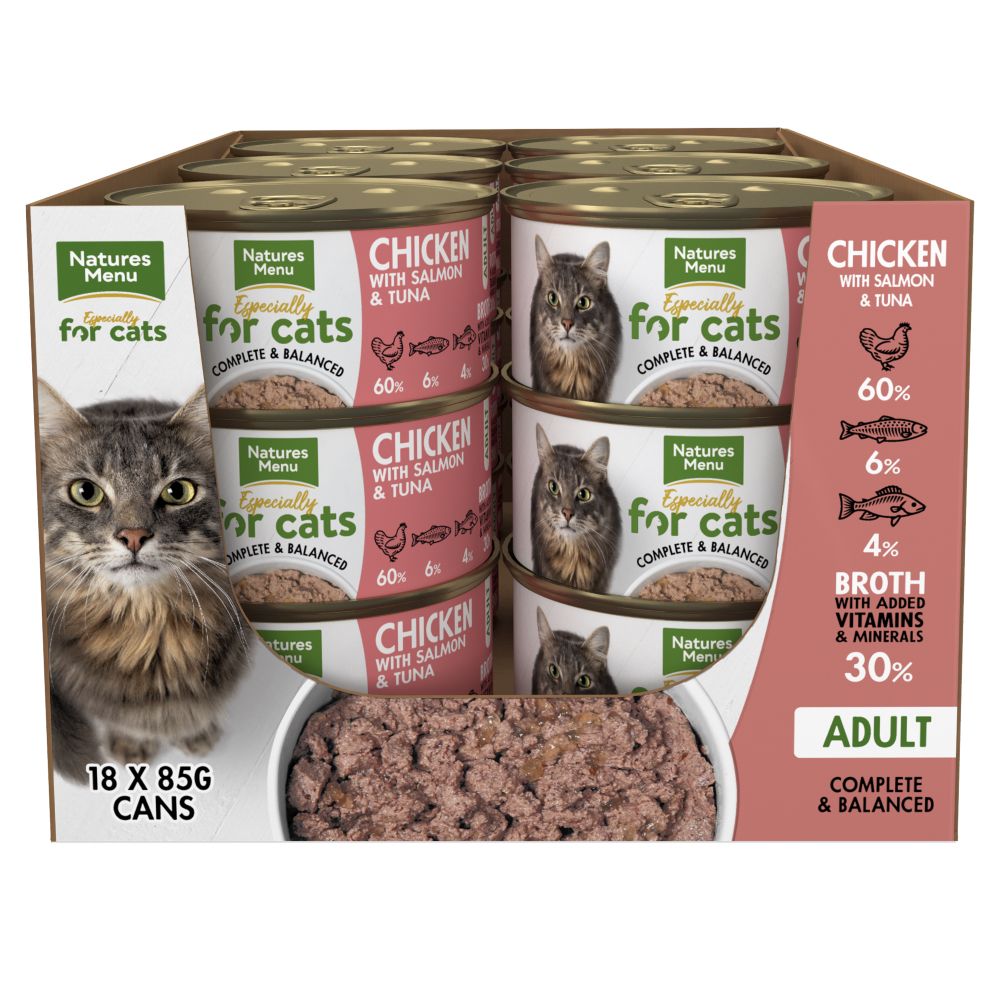 Natures Menu Original Cans Adult - Chicken with Salmon & Tuna - 18 x 85g